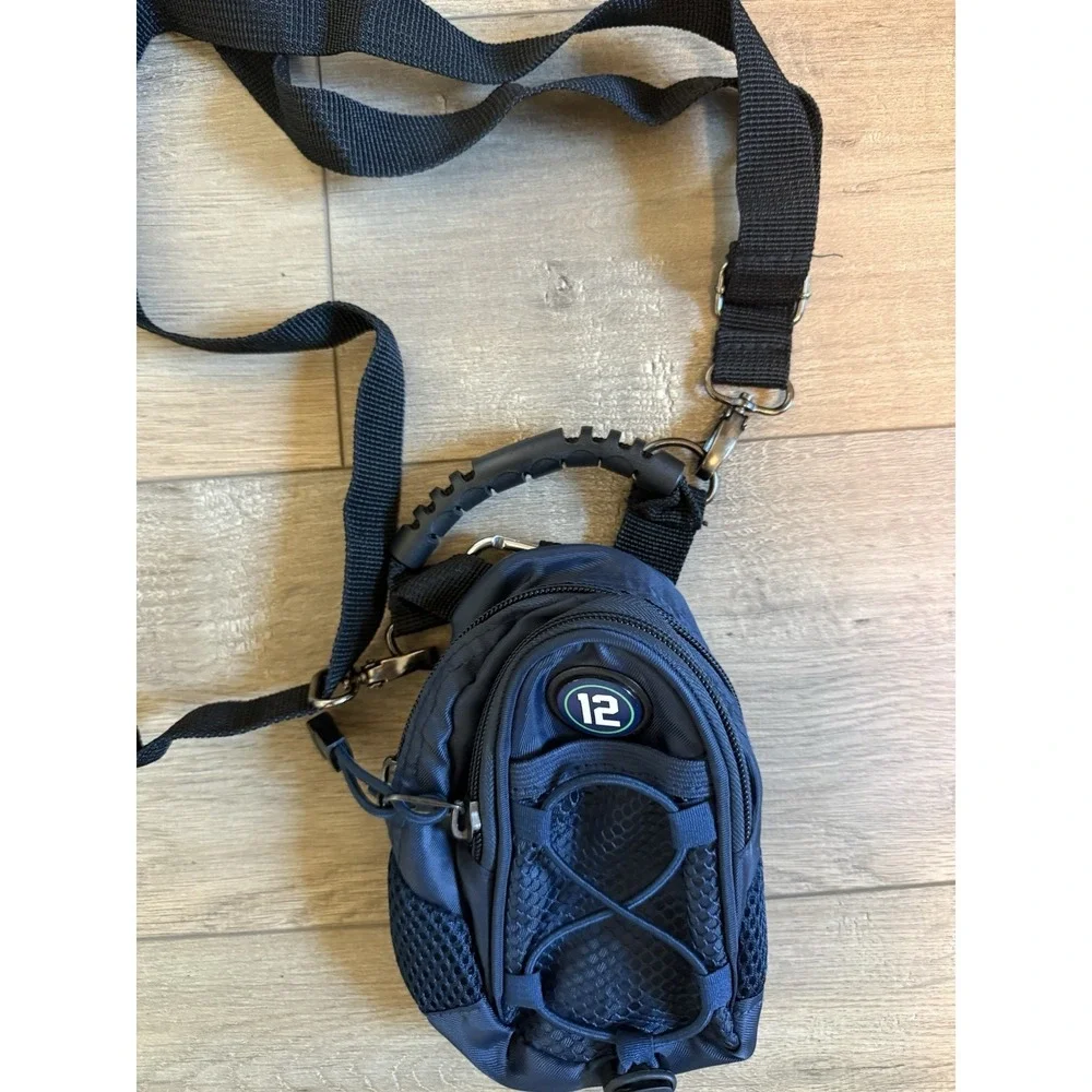 Camera Case With Shoulder Crossbody Strap & Belt Loop Seahawks 12s Logo‎ Blue